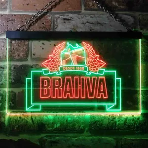 Brahva Beer Logo 1 Neon-Like LED Sign