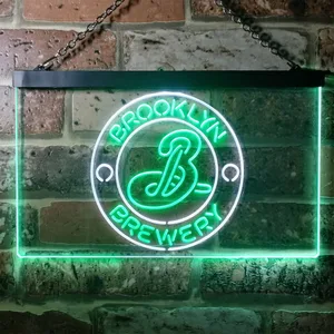 Brooklyn Brewery Logo 1 Neon-Like LED Sign