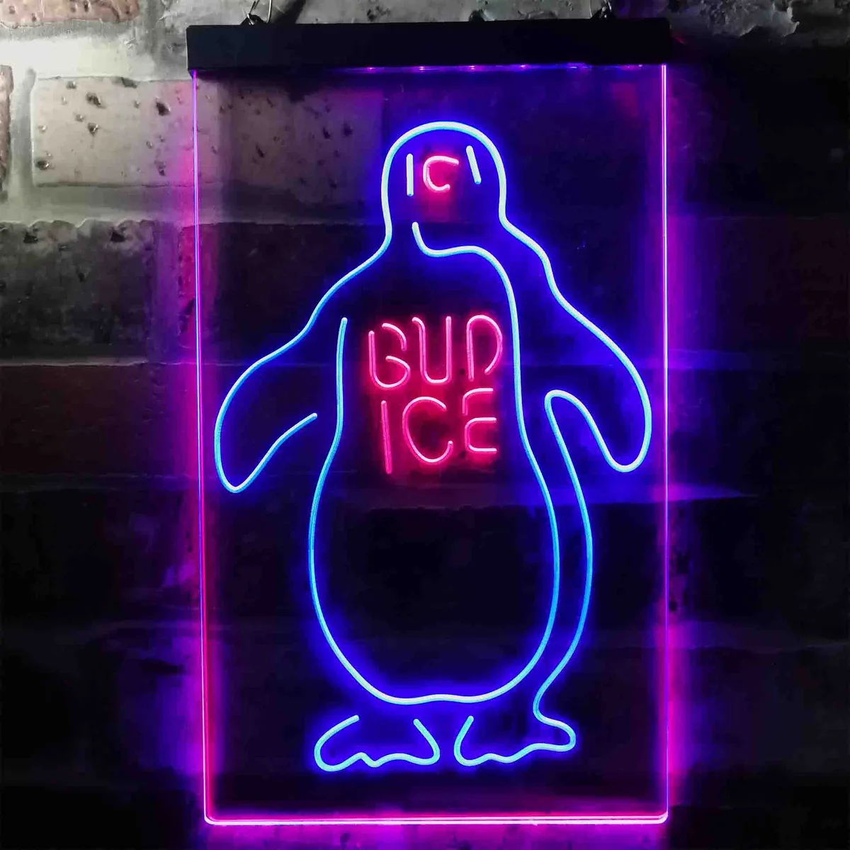 Bud Ice Penguin Neon-Like LED Sign