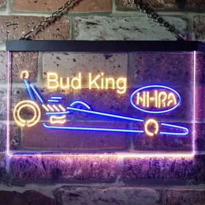 Bud King Dragster Neon-Like LED Sign