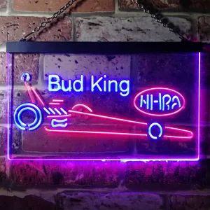 Bud King Dragster Neon-Like LED Sign