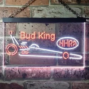 Bud King Dragster Neon-Like LED Sign