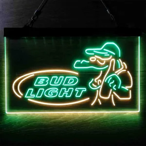 Bud Light Alligator Neon-Like LED Sign