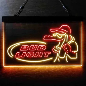 Bud Light Alligator Neon-Like LED Sign