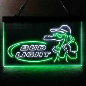 Bud Light Alligator Neon-Like LED Sign
