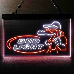 Bud Light Alligator Neon-Like LED Sign