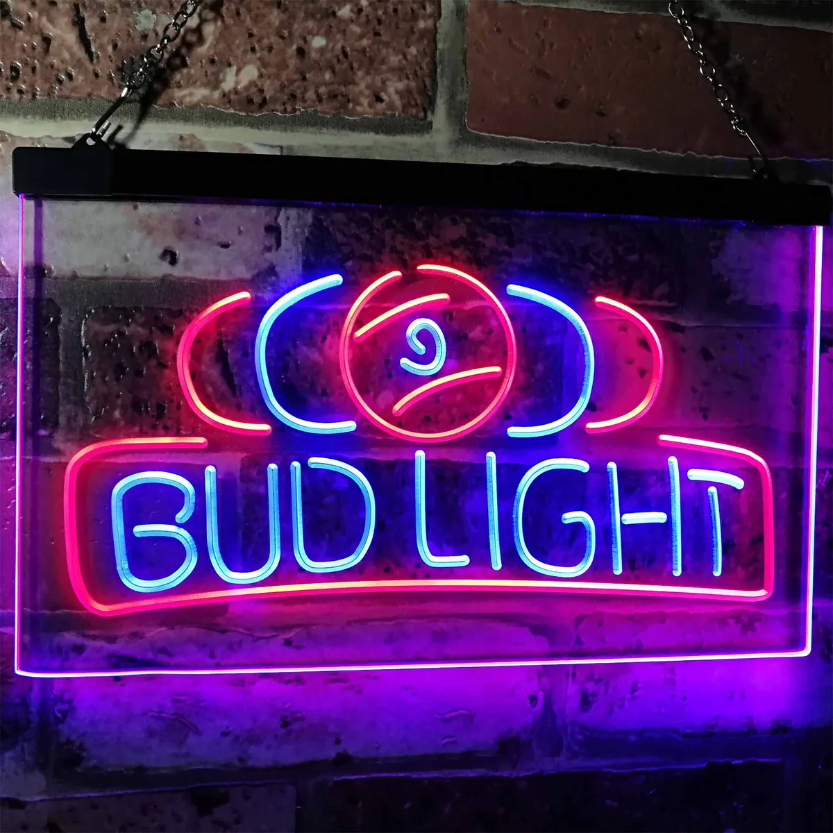 Bud Light Billiards Neon-Like LED Sign