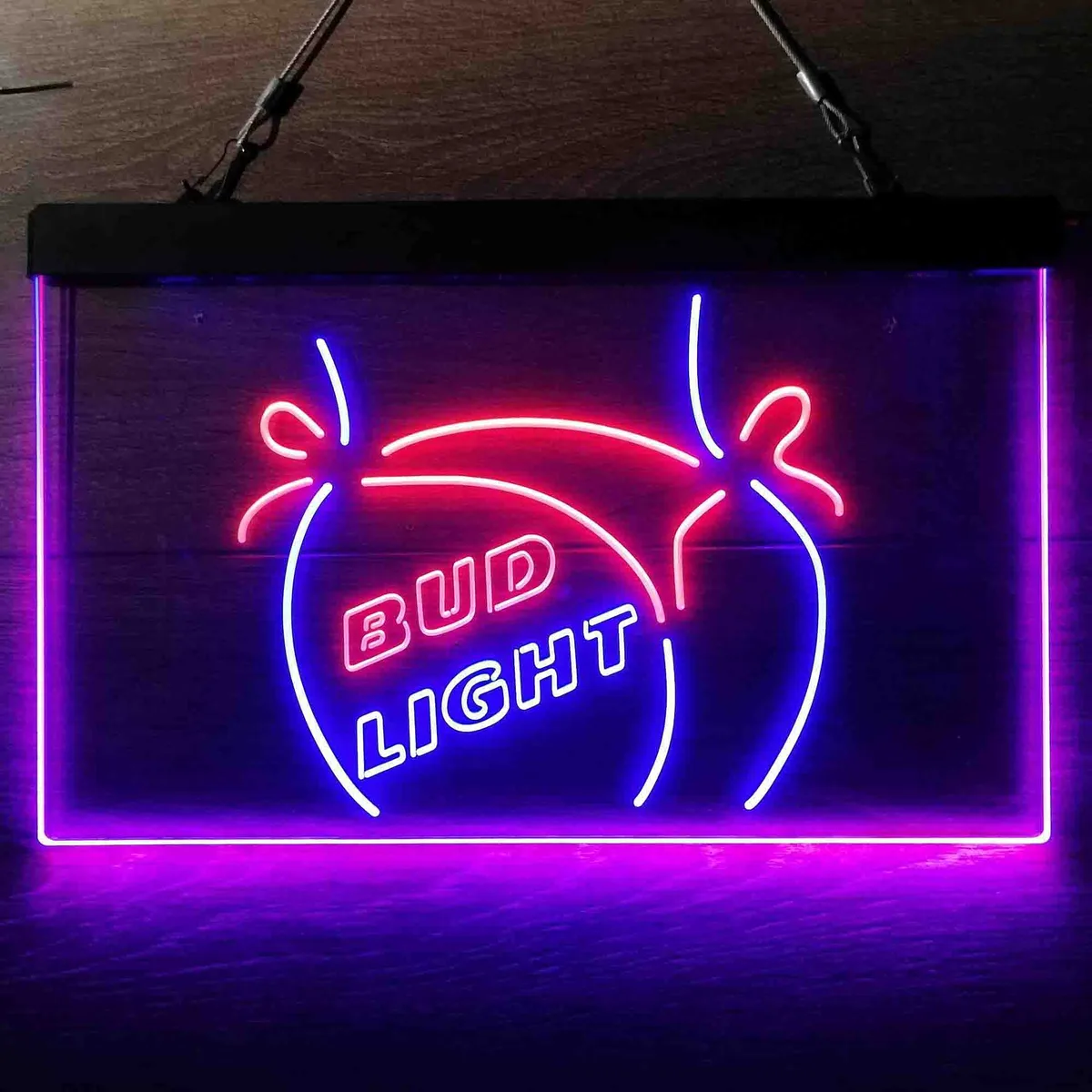 Bud Light Butt Neon-Like LED Sign