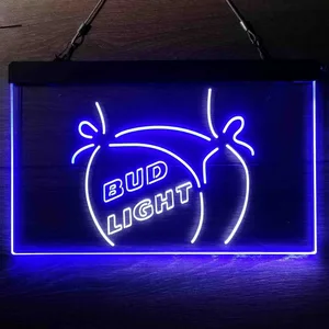 Bud Light Butt Neon-Like LED Sign