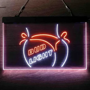 Bud Light Butt Neon-Like LED Sign