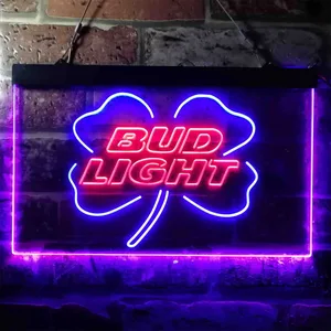 Bud Light Clover Neon-Like LED Sign