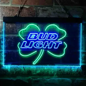 Bud Light Clover Neon-Like LED Sign