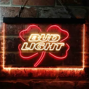 Bud Light Clover Neon-Like LED Sign