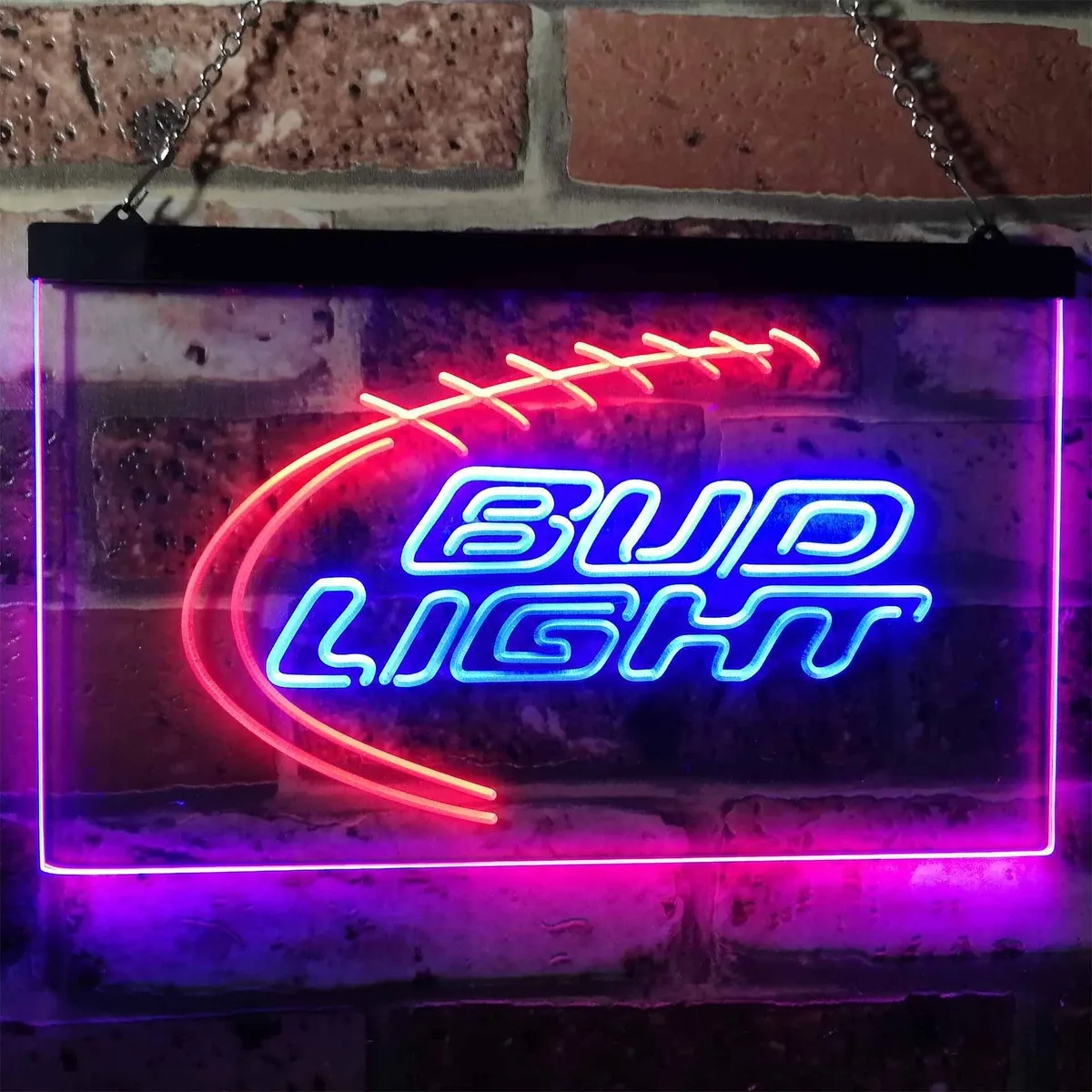 Bud Light Football Neon-Like LED Sign