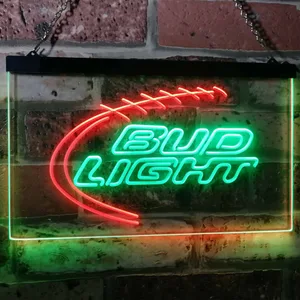 Bud Light Football Neon-Like LED Sign