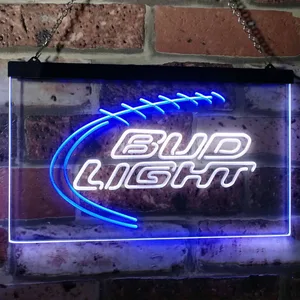 Bud Light Football Neon-Like LED Sign