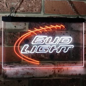 Bud Light Football Neon-Like LED Sign