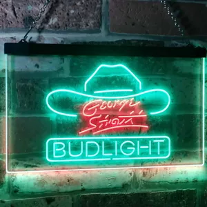 Bud Light George Strait Neon-Like LED Sign