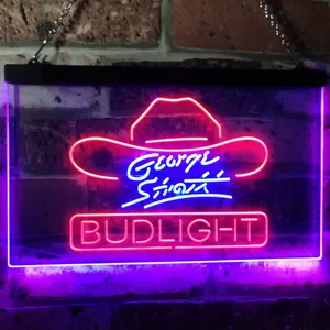 Bud Light George Strait Neon-Like LED Sign