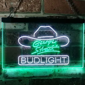 Bud Light George Strait Neon-Like LED Sign