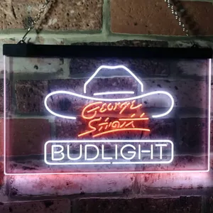 Bud Light George Strait Neon-Like LED Sign
