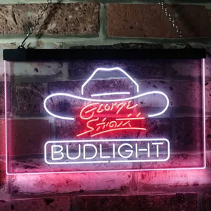 Bud Light George Strait Neon-Like LED Sign
