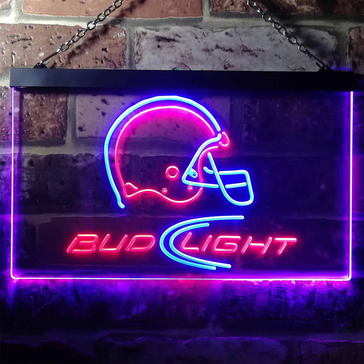 Bud Light Helmet Neon-Like LED Sign