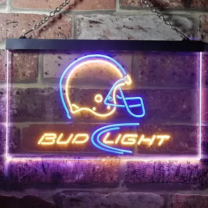Bud Light Helmet Neon-Like LED Sign