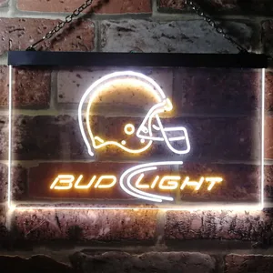 Bud Light Helmet Neon-Like LED Sign
