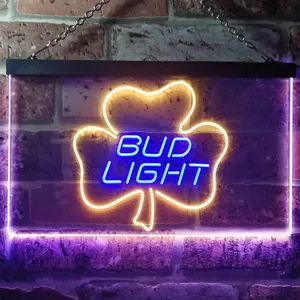 Bud Light Leaf 1 Neon-Like LED Sign