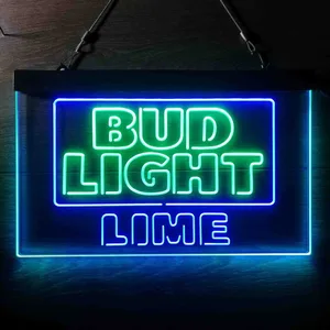 Bud Light Lime Logo Neon-Like LED Sign