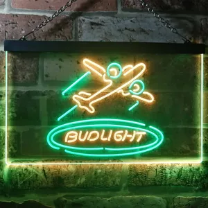 Bud Light Plane Neon-Like LED Sign