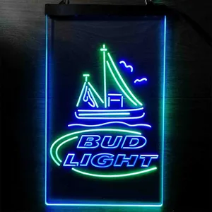 Bud Light Sailboat Neon-Like LED Sign