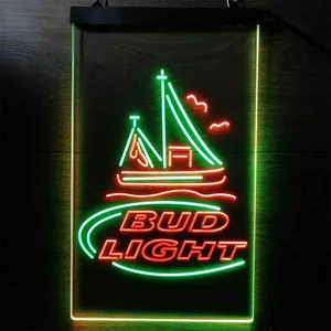 Bud Light Sailboat Neon-Like LED Sign