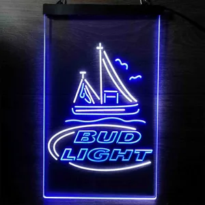 Bud Light Sailboat Neon-Like LED Sign