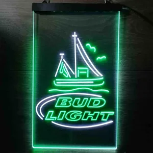 Bud Light Sailboat Neon-Like LED Sign