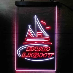 Bud Light Sailboat Neon-Like LED Sign