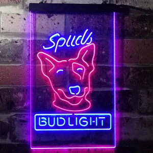 Bud Light Spuds Dog Neon-Like LED Sign