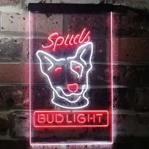 Bud Light Spuds Dog Neon-Like LED Sign