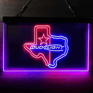 Bud Light Star Neon-Like LED Sign