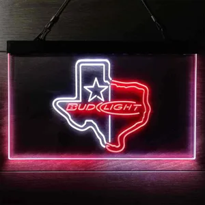 Bud Light Star Neon-Like LED Sign