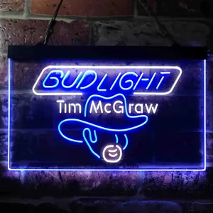 Bud Light Tim McGraw Neon-Like LED Sign