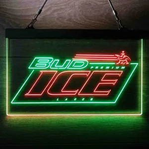Bud Premium Ice Lager Neon-Like LED Sign