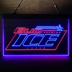 Bud Premium Ice Lager Neon-Like LED Sign