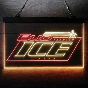 Bud Premium Ice Lager Neon-Like LED Sign