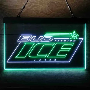 Bud Premium Ice Lager Neon-Like LED Sign