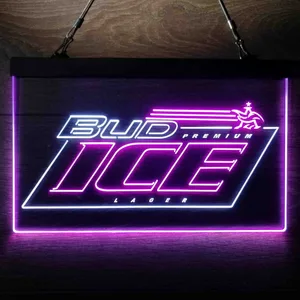 Bud Premium Ice Lager Neon-Like LED Sign