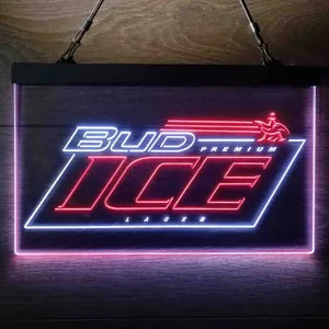 Bud Premium Ice Lager Neon-Like LED Sign