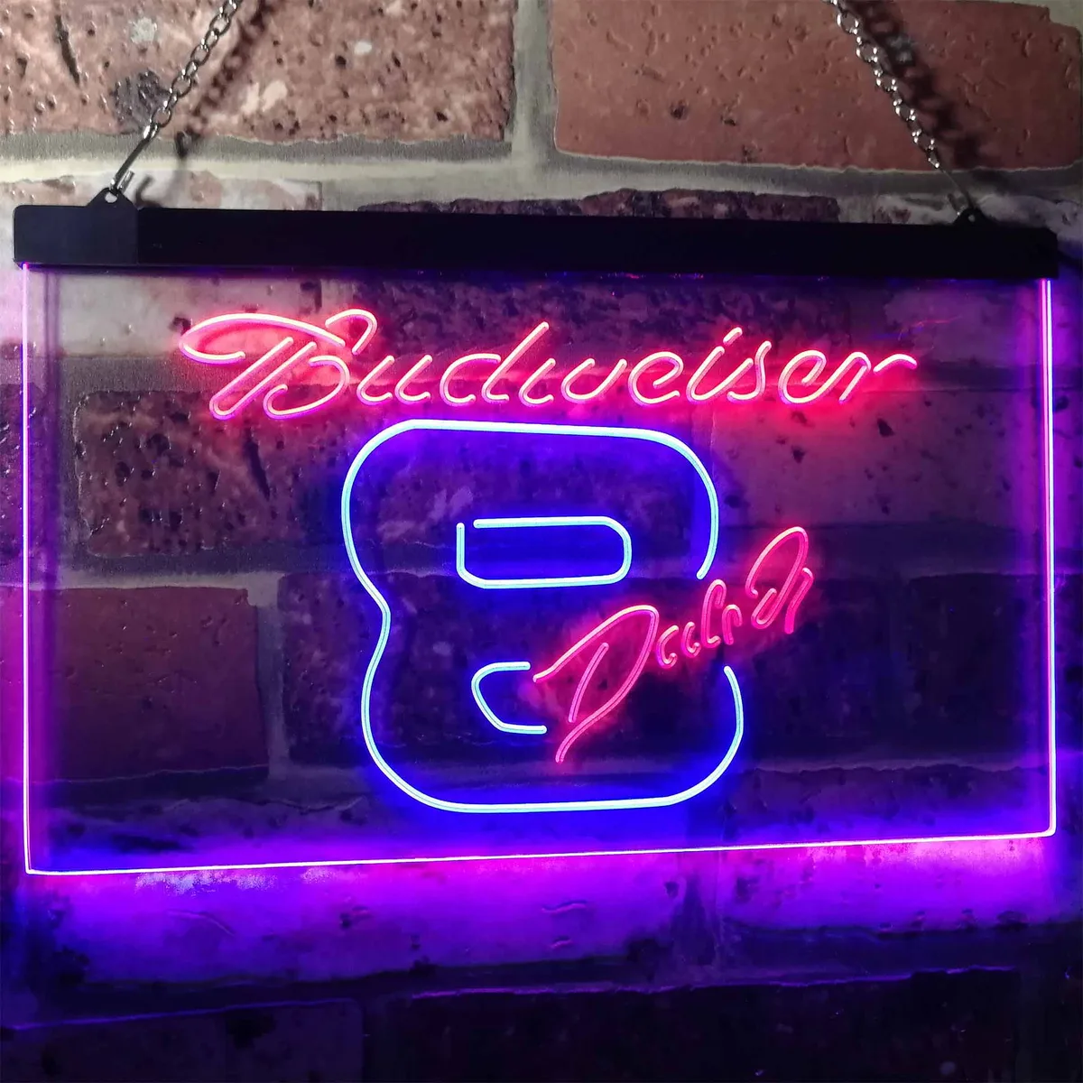 Budweiser 8 Dale Jr. Neon-Like LED Sign