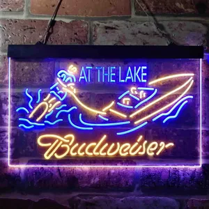 Budweiser At The Lake Neon-Like LED Sign